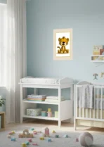 camera-bebe-copii-poster-baieti-A3-poster-pentru-camera-copiilor-tigrisor-fericit